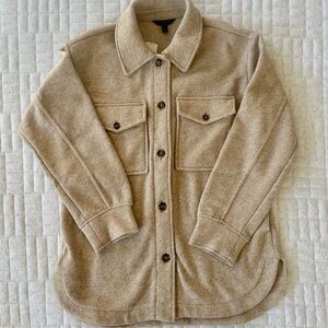 Banana Republic Beige Shacket / Oversized Buttonup